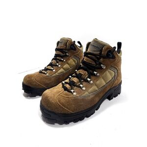 Columbia Copper River Boot II Tan Faux Suede Hiking Boots Women's Size 9.